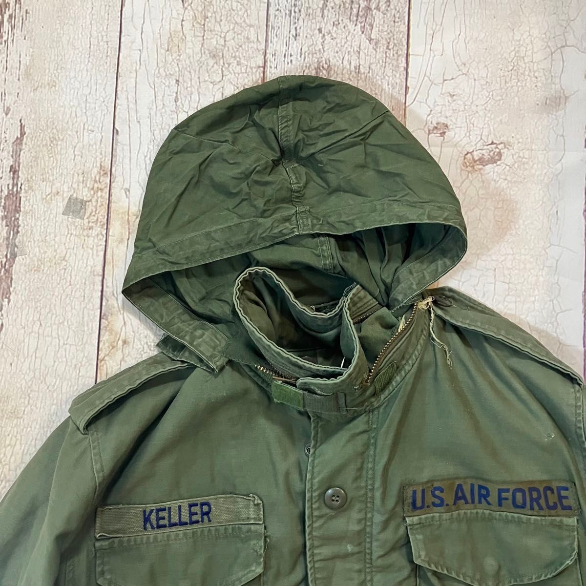 80s〜 M65 フィールドジャケット 3rd XSサイズ OG-107 ミリタリージャケット ワッペンU.S.AIRFORCE 80s〜 M65 フィールドジャケット 3rd XSサイズ OG-107 ミリタリージャケット ワッペンU.S.AIRFORCE