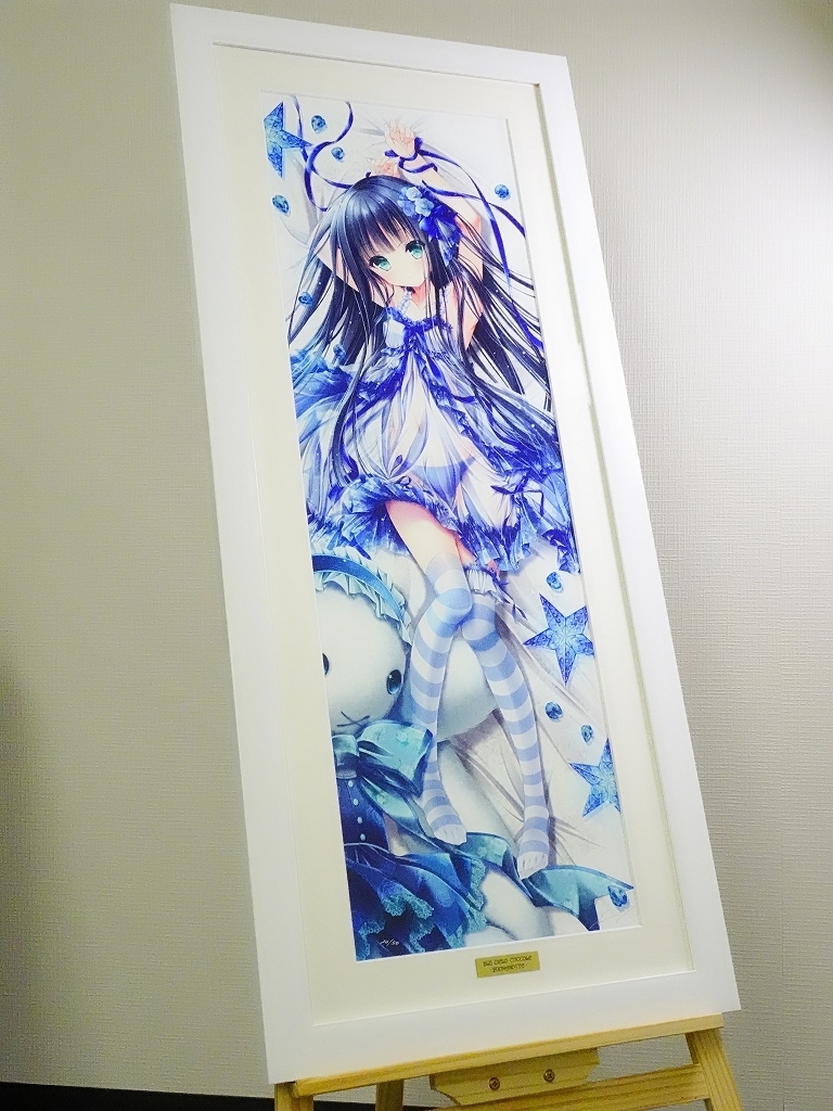 てぃんくる 版画 BLUECIELO IN WONDERLAND Yahoo!オークション - てぃんくる 版画「BLU CIELO COCCOLE