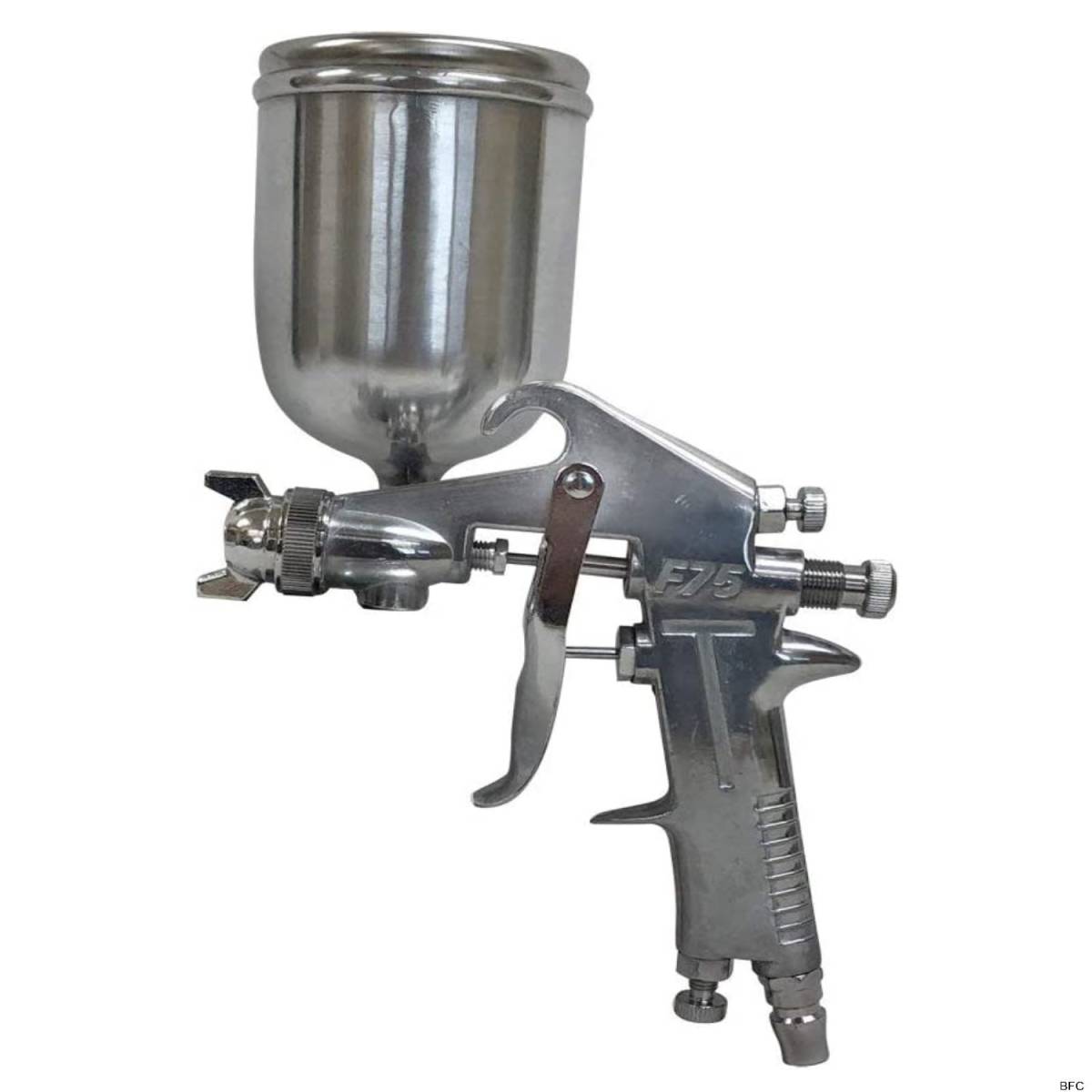 エアースプレーガン 重力式 口径1.5㎜ 400ml 小型 エアスプレーガン エアブラシ 送料無料 塗装 DIY 噴霧 ペイントガン