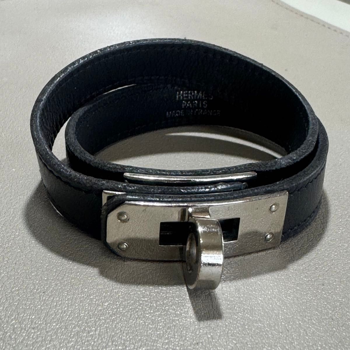HERMES】エルメス ケリー ドゥブルトゥール ブレスレットレザー HERMES】エルメス ケリー ドゥブルトゥール ブレスレットレザー
