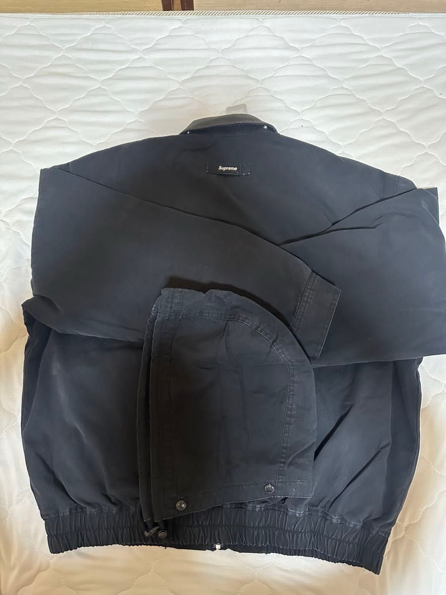 Supreme Leather Collar Utility Jacket Supreme Leather Collar Utility Jacket