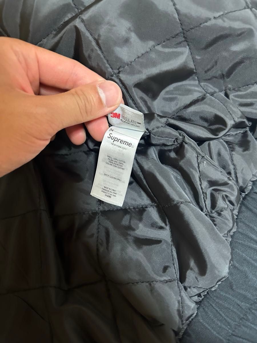Supreme Leather Collar Utility Jacket Supreme Leather Collar Utility Jacket