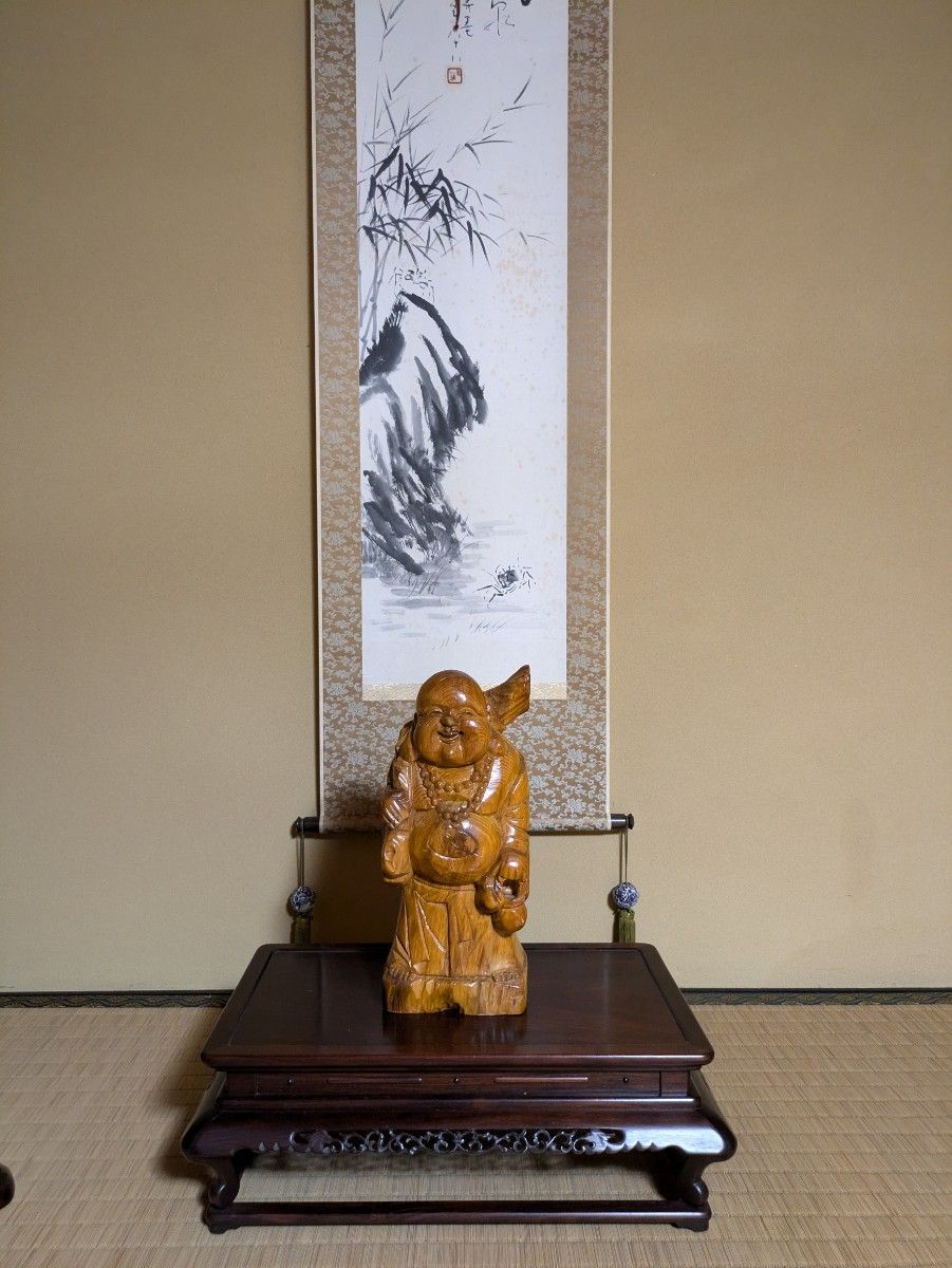 布袋様 大サイズ 工芸品 仏教美術 縁起物 骨董 古美術 開運 布袋様 大サイズ 工芸品 仏教美術 縁起物 骨董 古美術 開運