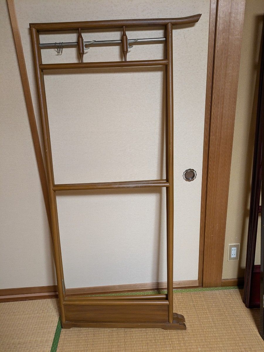 衣桁 着物かけ 昭和レトロ ヴィンテージ - 家具 衣桁 着物かけ 昭和レトロ ヴィンテージ - 家具