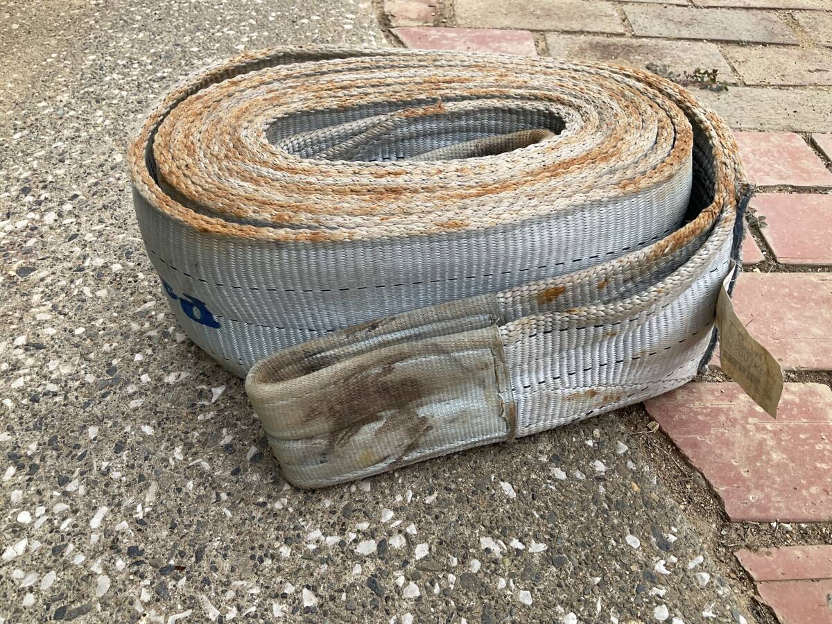 即決 ナイロンスリング 幅15cm 長さ6m 使用荷重4.8トン 1本 翌日発送 即決 ナイロンスリング 幅15cm 長さ6m 使用荷重4.8トン 1本 翌日発送