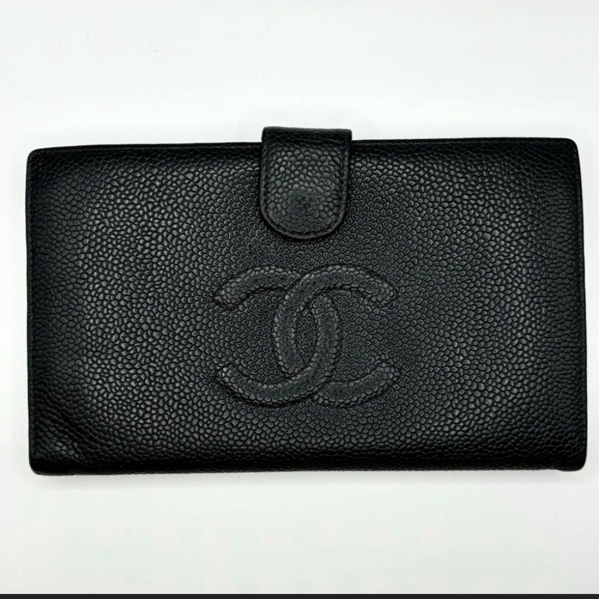 CHANEL シャネル 二つ折り長財付 ブラック レディース - 小物 CHANEL シャネル 二つ折り長財付 ブラック レディース - 小物