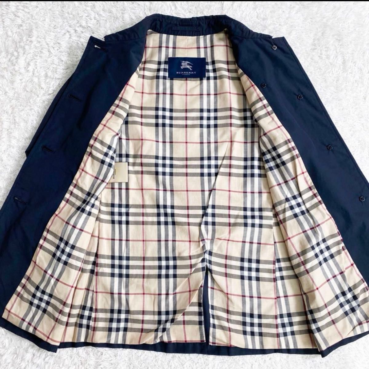バーバリーロンドン コットンジャケット綿ブラックノバチェック BURBERRY LONDON バーバリー ロンドン ジャケット ブルゾン ノバ