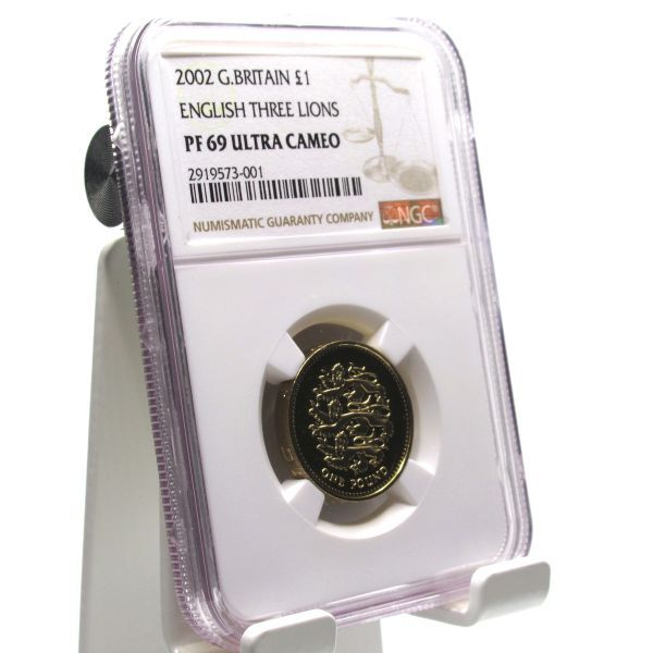 高鑑定』2002年 イギリス 1ポンド硬貨 NGC PF69 ULTRA CAMEO 3匹 高鑑定』2002年 イギリス 1ポンド硬貨 NGC PF69 ULTRA CAMEO 3匹