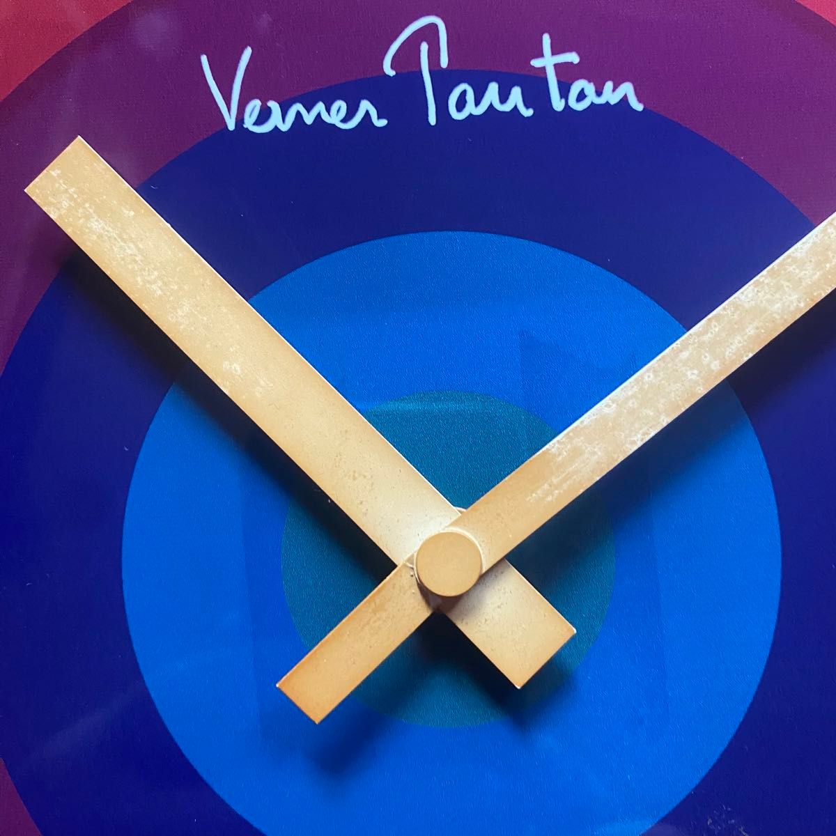 ヴェルナーパントン Verner Panton 壁掛け時計【ジャンク ヴェルナーパントン Verner Panton 壁掛け時計【ジャンク
