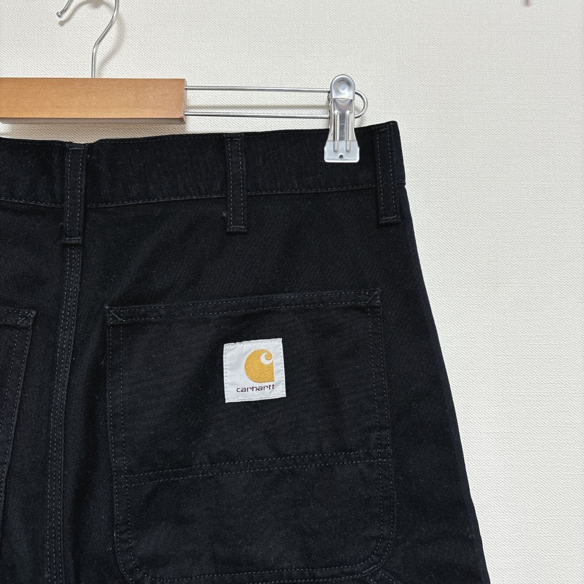 神サイズ】 カーハート carhartt ダブルニーブラックデニム 神サイズ】 カーハート carhartt ダブルニーブラックデニム