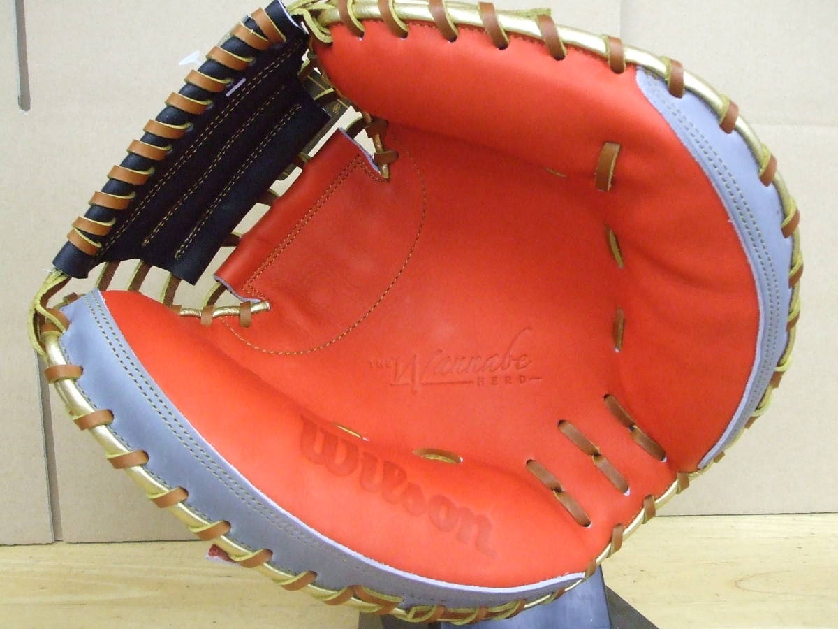 日本製!ウイルソン一般軟式野球用ミット ワナビーヒーロー 日本製!ウイルソン一般軟式野球用ミット ワナビーヒーロー