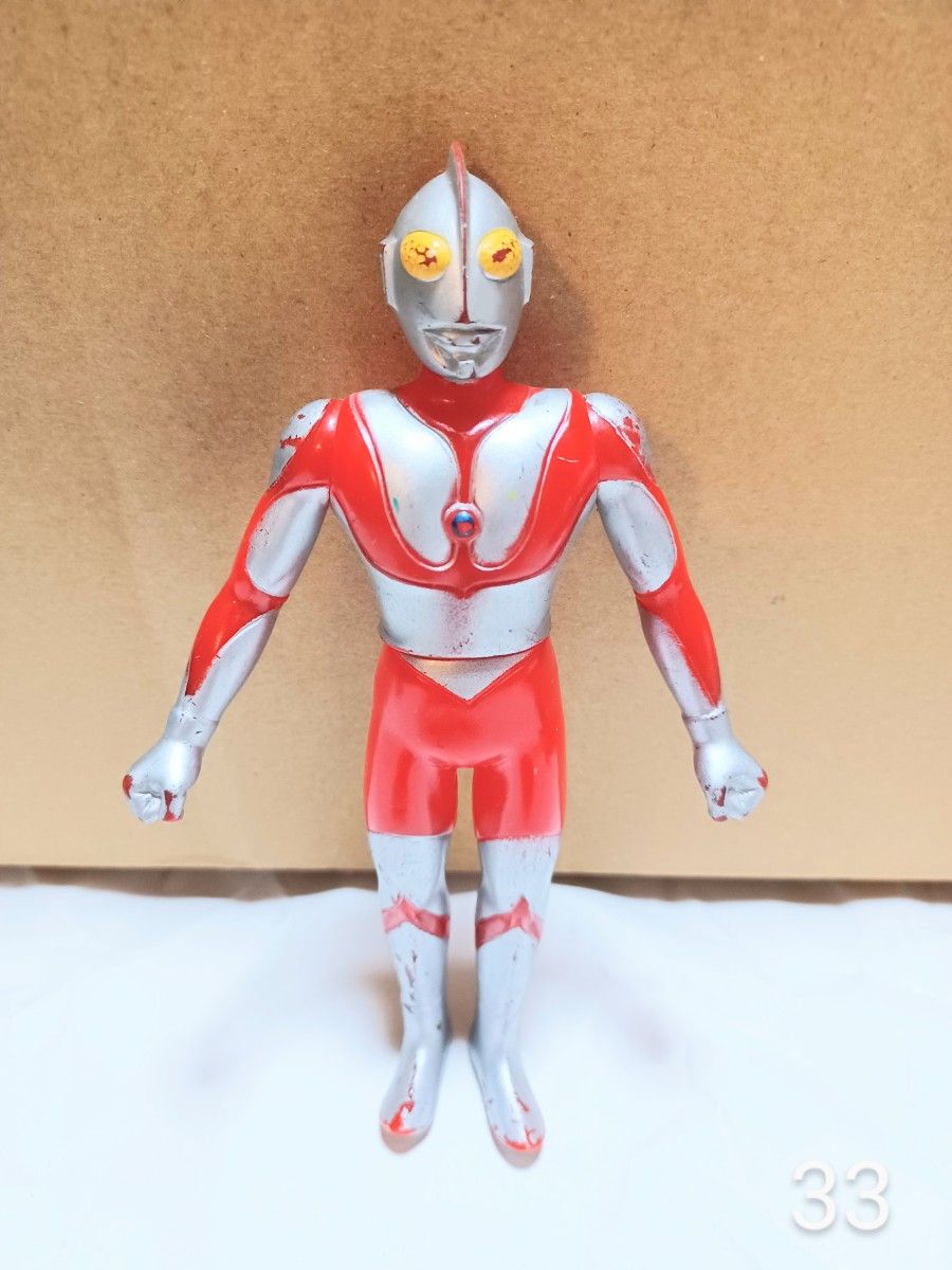 1983年 レトロ 骨董品 ウルトラマン 約16cm ソフビ フィギュア 1983年 レトロ 骨董品 ウルトラマン 約16cm ソフビ フィギュア