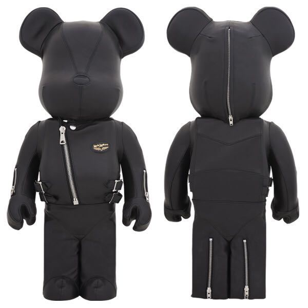 数極少 限定 Lewis Leathers × BE@RBRICK 1000% (ベアブリック ルイスレザー ルイスレザーズ 革ジャン ライダース)_画像1