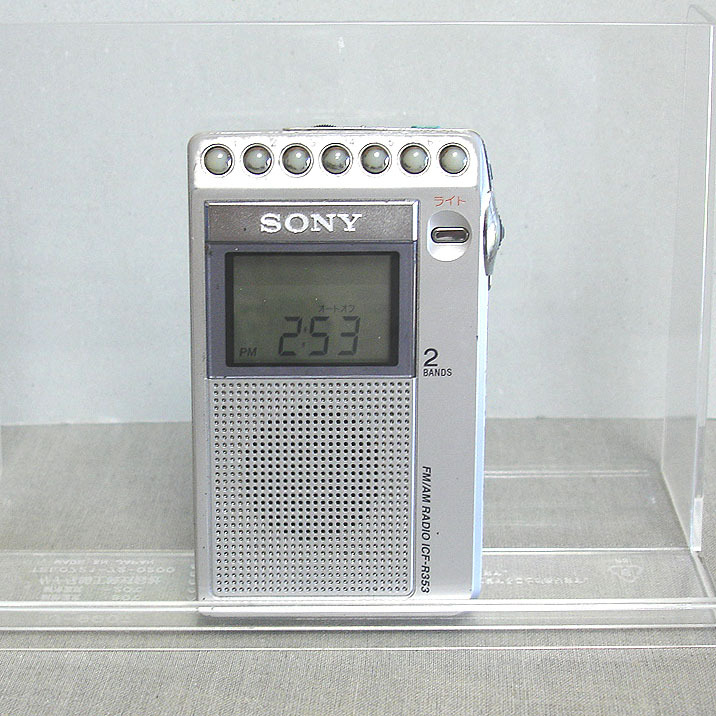 RADIO ポケットラジオ ICF-R353 据わる SONY RADIO ポケットラジオ ICF-R353 据わる SONY