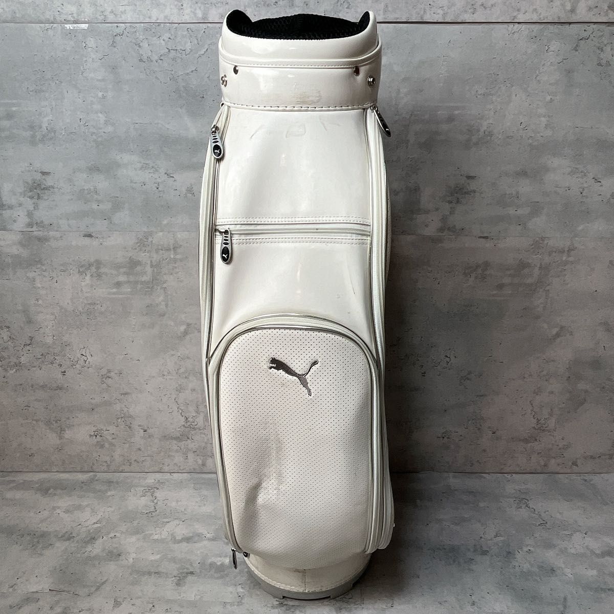 PUMA プーマ キャディバッグ ゴルフバッグ エナメル 6分割 PUMA プーマ キャディバッグ ゴルフバッグ エナメル 6分割
