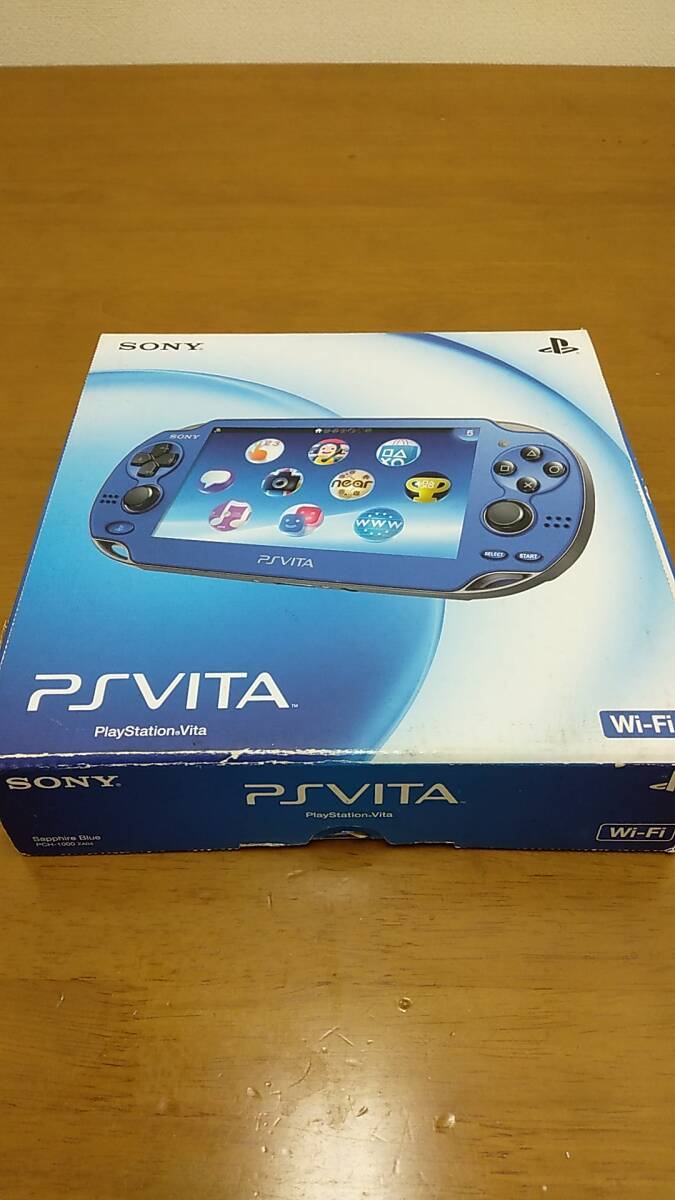 ◆◇ジャンク品 PSVlTA wifiモデル （PCH－1000） サファイア・ブルー 動作未確認　AA1266-87◇◆