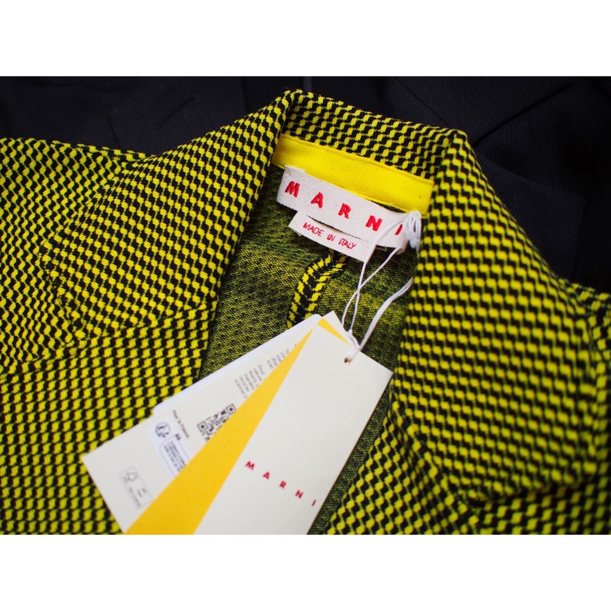 MARNI】2023aw Yellow Check-jacket マルニ テーラード MARNI】2023aw Yellow Check-jacket マルニ テーラード
