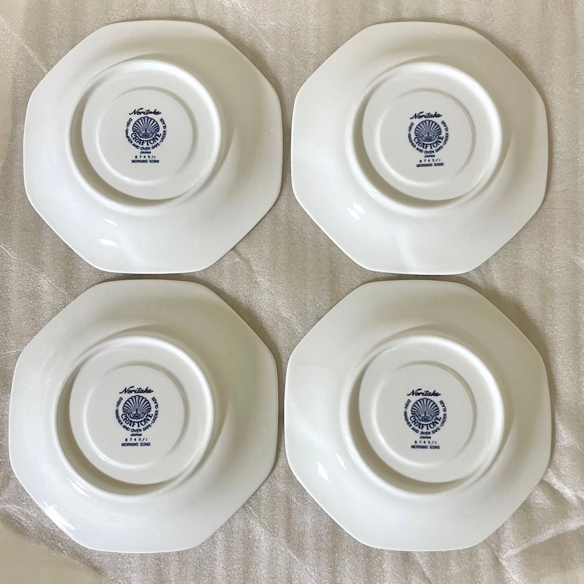 未使用》 Noritake ノリタケ クラフトーン カップ&ソーサー 4客 未使用》 Noritake ノリタケ クラフトーン カップ&ソーサー 4客