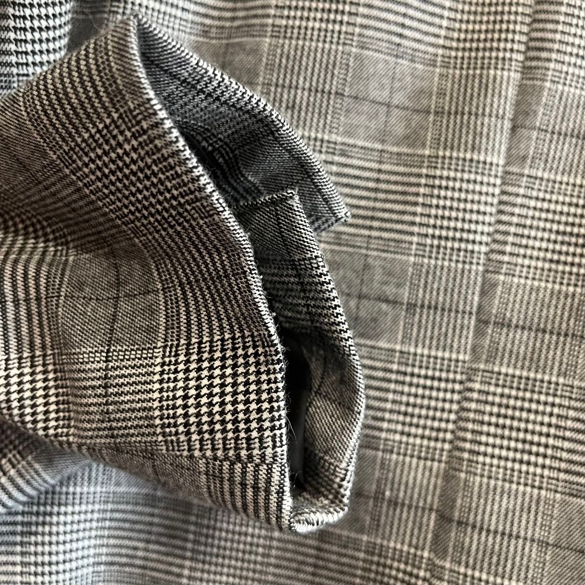 ZARA 美品 グレンチェック テーラード ブレザー パンツ セット ZARA 美品 グレンチェック テーラード ブレザー パンツ セット