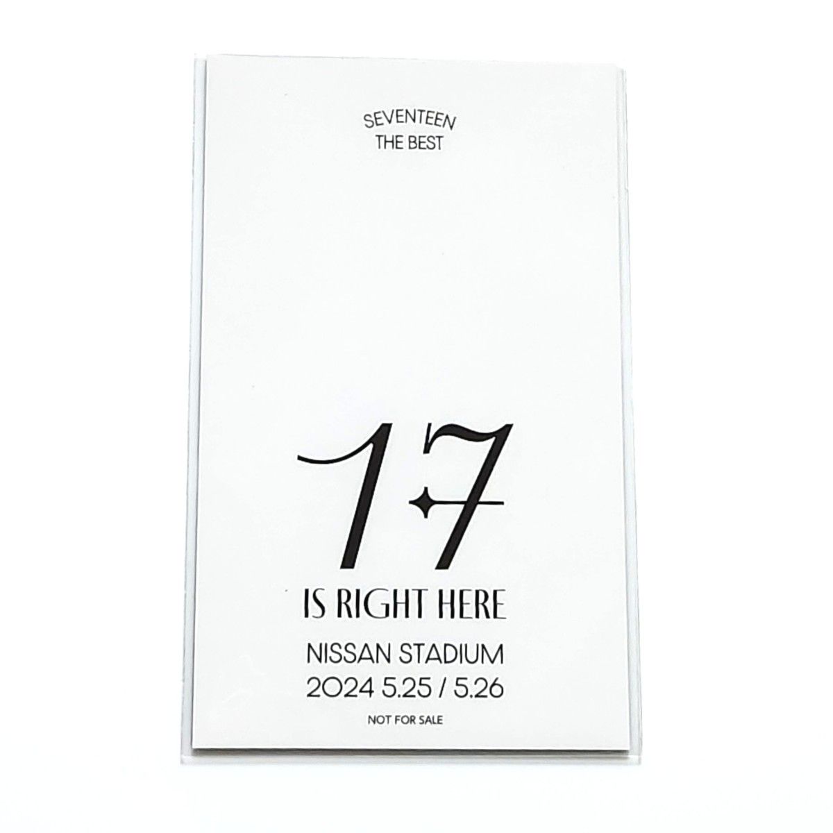 SEVENTEEN 17 IS RIGHT HERE 神奈川公演 来場者限定 トレカ SEVENTEEN 17 IS RIGHT HERE 神奈川公演 来場者限定 トレカ