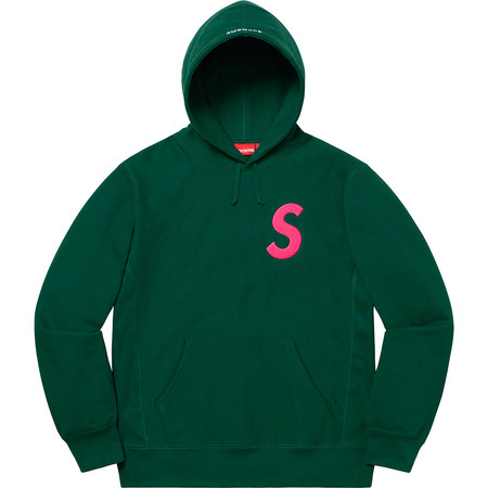 上下セットアップ Supreme 19FW Week2 S Logo Hooded Sweatshirt & Sweatpant Dark Green Small オンライン購入 国内正規タグ付 緑 Sサイズ