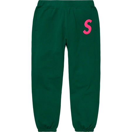 上下セットアップ Supreme 19FW Week2 S Logo Hooded Sweatshirt & Sweatpant Dark Green Small オンライン購入 国内正規タグ付 緑 Sサイズ