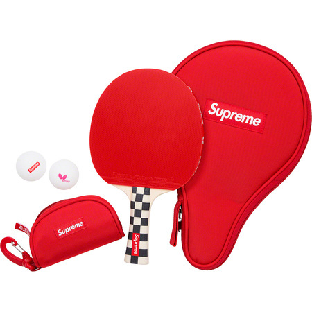 Supreme 19FW Week3 Butterfly Table Tennis Racket Set Chekerboard オンライン購入 国内正規 新品 納品書タグ付 卓球 ラケット セット