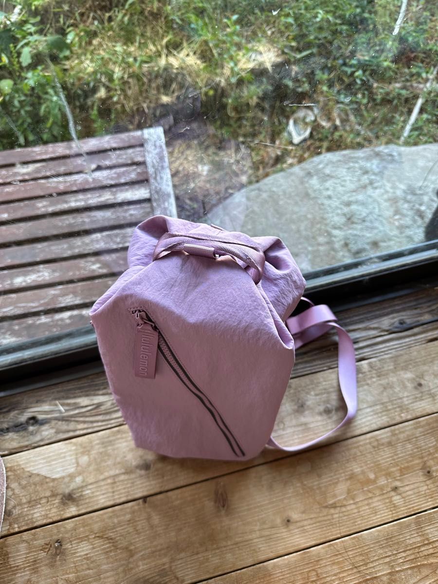 美品」lululemon ルルレモン fast track ピンク ショルダー 美品」lululemon ルルレモン fast track ピンク ショルダー