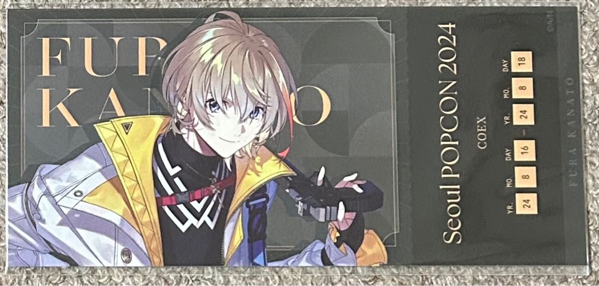 にじさんじ seoul popcon 韓国 風楽 奏斗 特典 チケット風カード