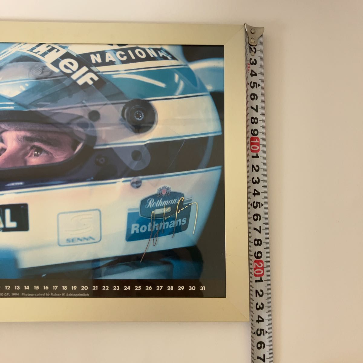 アイルトン セナ 1997 カレンダー ホンダ F1 監督 桜井淑敏 直筆 アイルトン セナ 1997 カレンダー ホンダ F1 監督 桜井淑敏 直筆