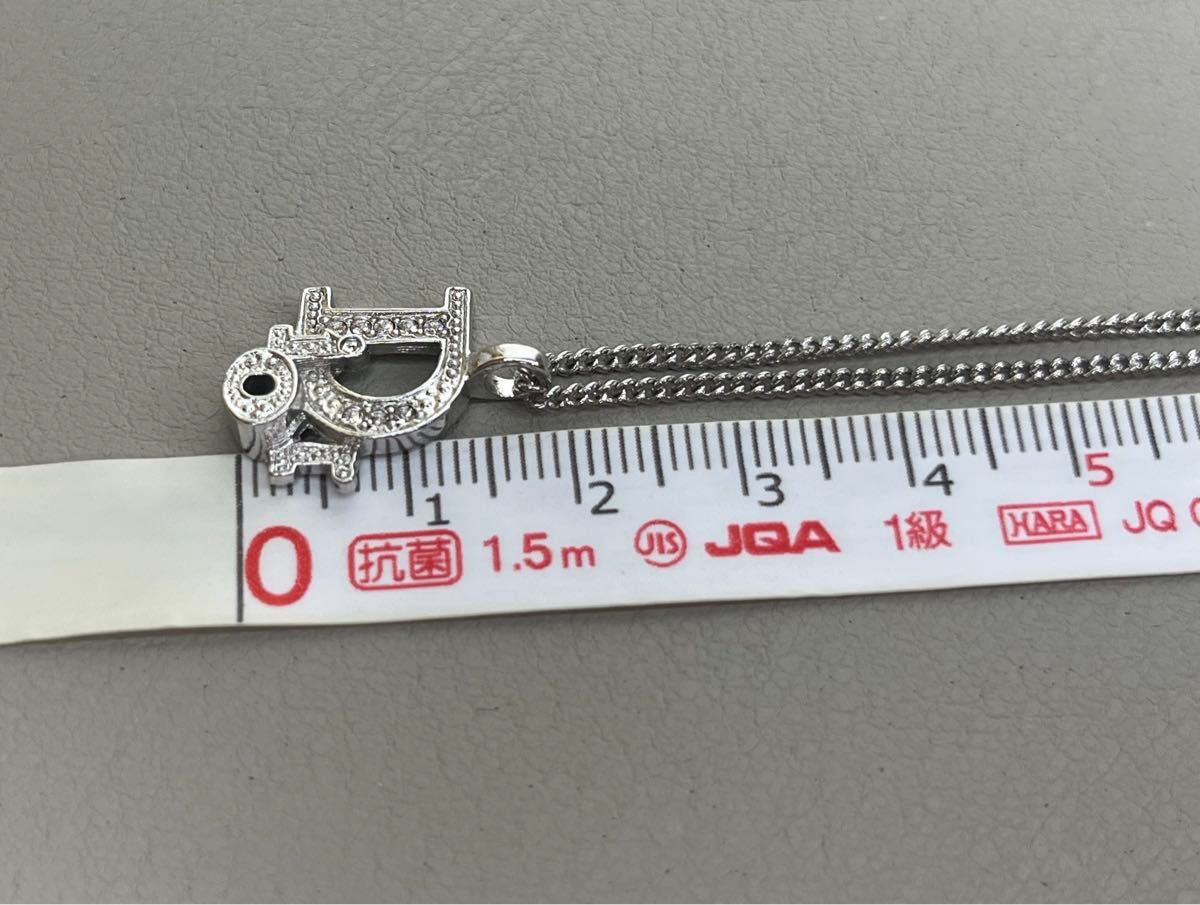 超美品 Christian Dior ディオール ネックレス 立体ロゴ ライン 超美品 Christian Dior ディオール ネックレス 立体ロゴ ライン