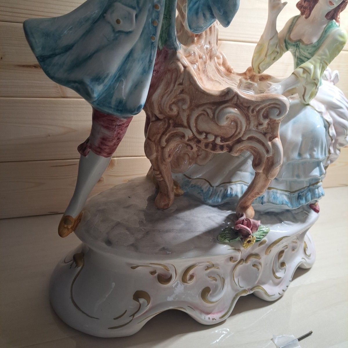 大型/超希少】イタリア製 Capodimonte カポディモンテ フィギュ 大型/超希少】イタリア製 Capodimonte カポディモンテ フィギュ
