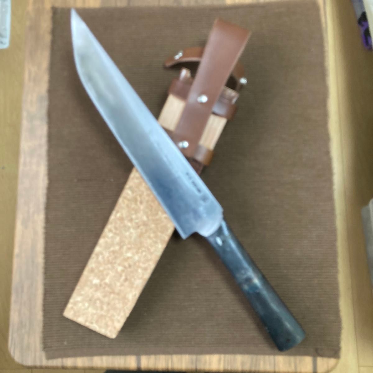 希少 阿仁 叉鬼山刀 西根正剛 別注品9 5寸フクロナガサ カスタム 希少 阿仁 叉鬼山刀 西根正剛 別注品9 5寸フクロナガサ カスタム