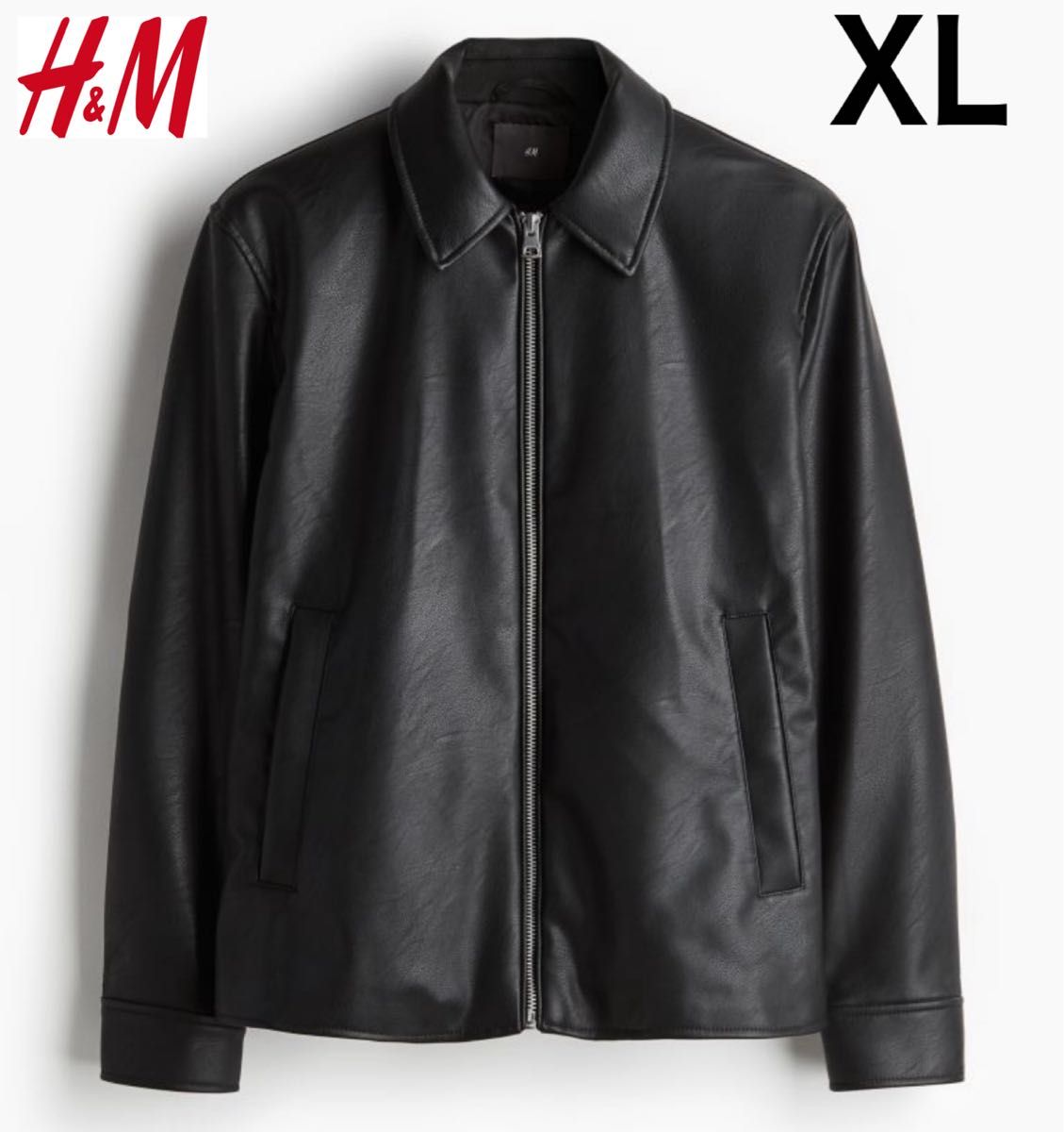 新品 H&M レザージャケット ライダースジャケット XL|Yahoo 新品 H&M レザージャケット ライダースジャケット XL|Yahoo