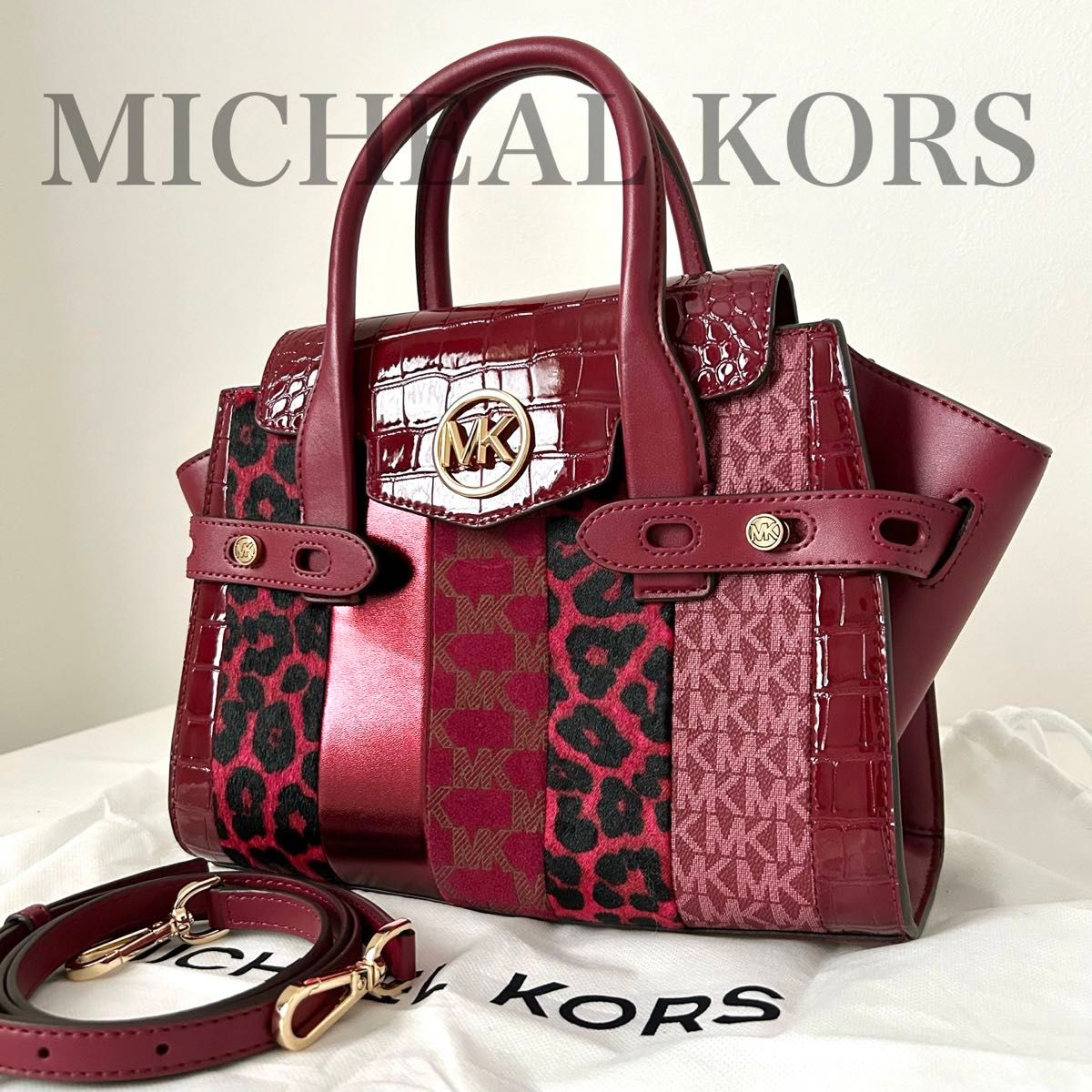 超美品 マイケルコース トートバッグ ショルダーバッグ 2way 超美品 マイケルコース トートバッグ ショルダーバッグ 2way