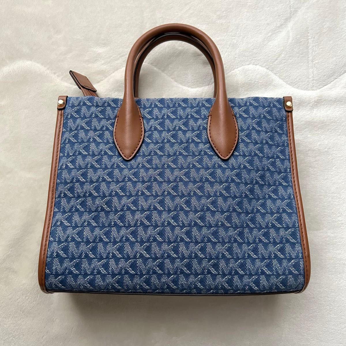 極美品 マイケルコース トートバッグ ショルダーバッグ デニム 極美品 マイケルコース トートバッグ ショルダーバッグ デニム