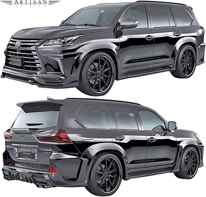 【M’s】レクサス LX570 (2015.9-) ARTISAN SPIRITS バンパーガーニッシュ 2P + オーバーフェンダーキット 6P ／ アーティシャンスピリッツ