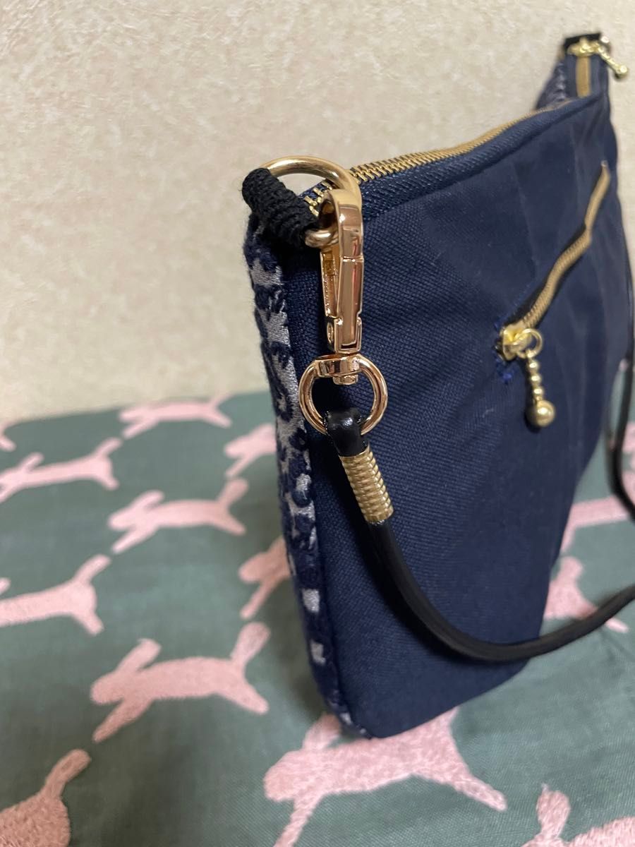ミナペルホネン ハンドメイド ショルダーバッグ ポーチ ミナペルホネン ハンドメイド ショルダーバッグ ポーチ