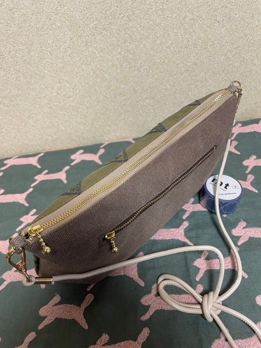 ミナペルホネン ハンドメイド ショルダーバッグ ポーチ ミナペルホネン ハンドメイド ショルダーバッグ ポーチ