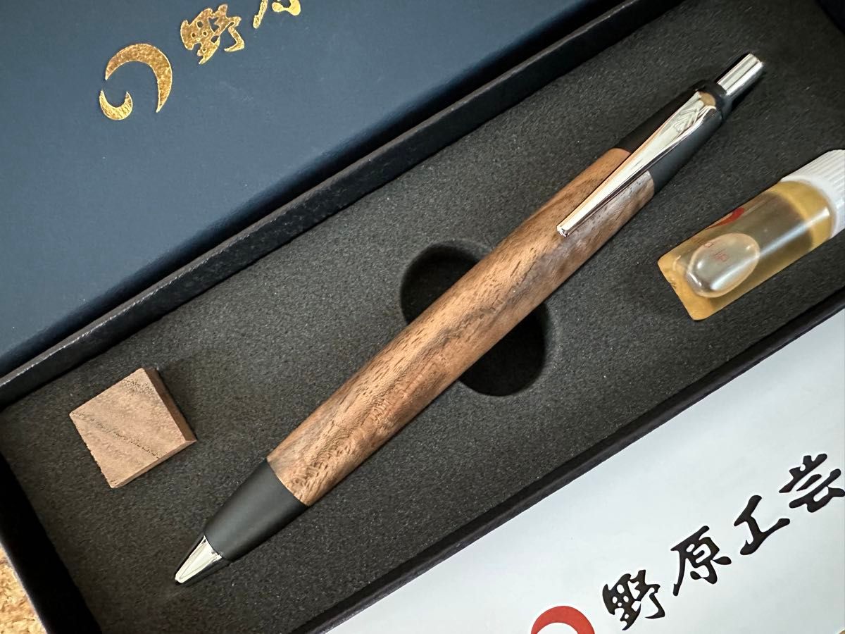 野原工芸 ボールペン スタンダード オイル・ウッドキューブ付き 野原工芸 ボールペン スタンダード オイル・ウッドキューブ付き