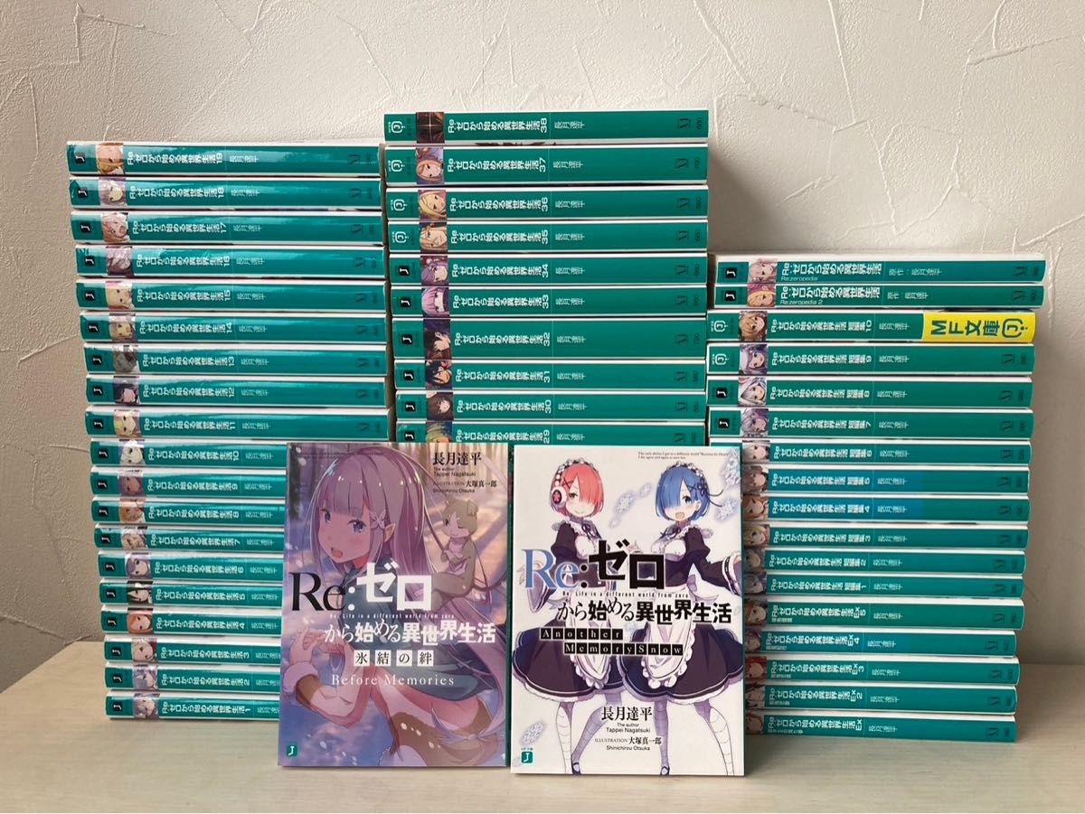 Re ゼロから始める異世界生活 小説 57冊 全巻セット リゼロ Re ゼロから始める異世界生活 小説 57冊 全巻セット リゼロ