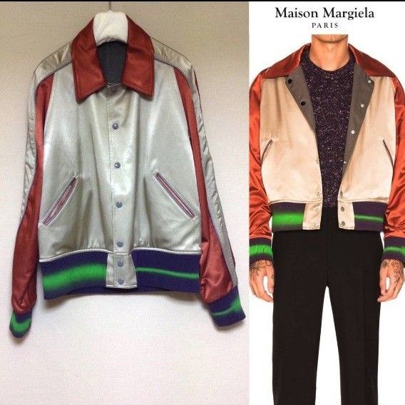 美品Maison Margiela メゾンマルジェラ リバーシブルボンバー 美品Maison Margiela メゾンマルジェラ リバーシブルボンバー
