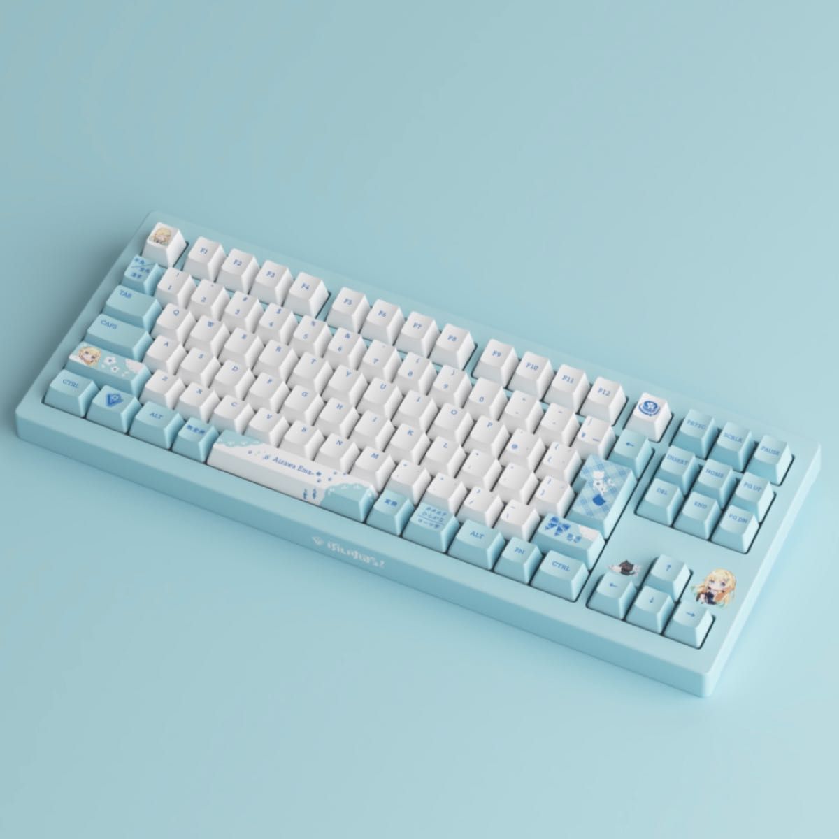 新品】 ぶいすぽっ GEAR ゲーミングキーボード 藍沢エマ Edition 新品】 ぶいすぽっ GEAR ゲーミングキーボード 藍沢エマ Edition