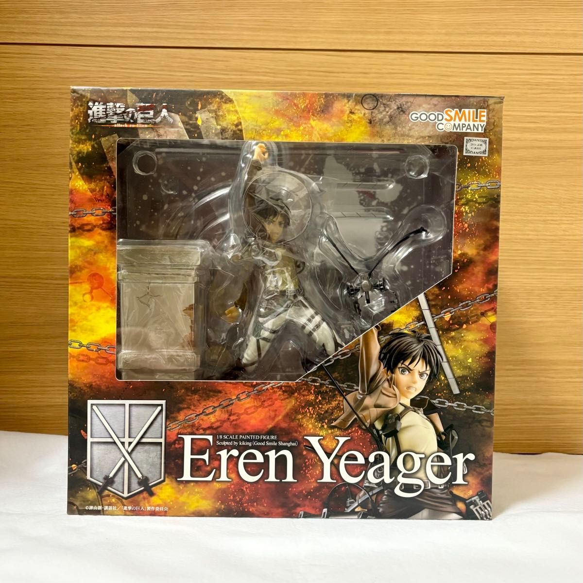 進撃の巨人 フィギュアセット グッドスマイルカンパニー 1725 進撃の巨人 エレン フィギュア グッドスマイルカンパニー 1/8
