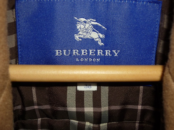 BURBERRY BLUE LABEL バーバリーブルーレーベル ピーコート キャメル色 38サイズ_画像3