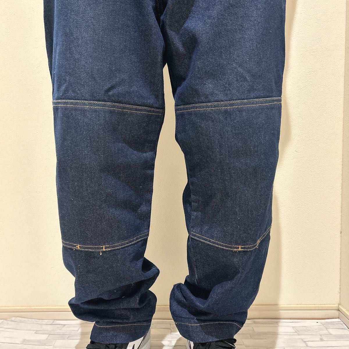 着画】Stussy ダブルニー デニム ペインターデニム 34インチ 着画】Stussy ダブルニー デニム ペインターデニム 34インチ