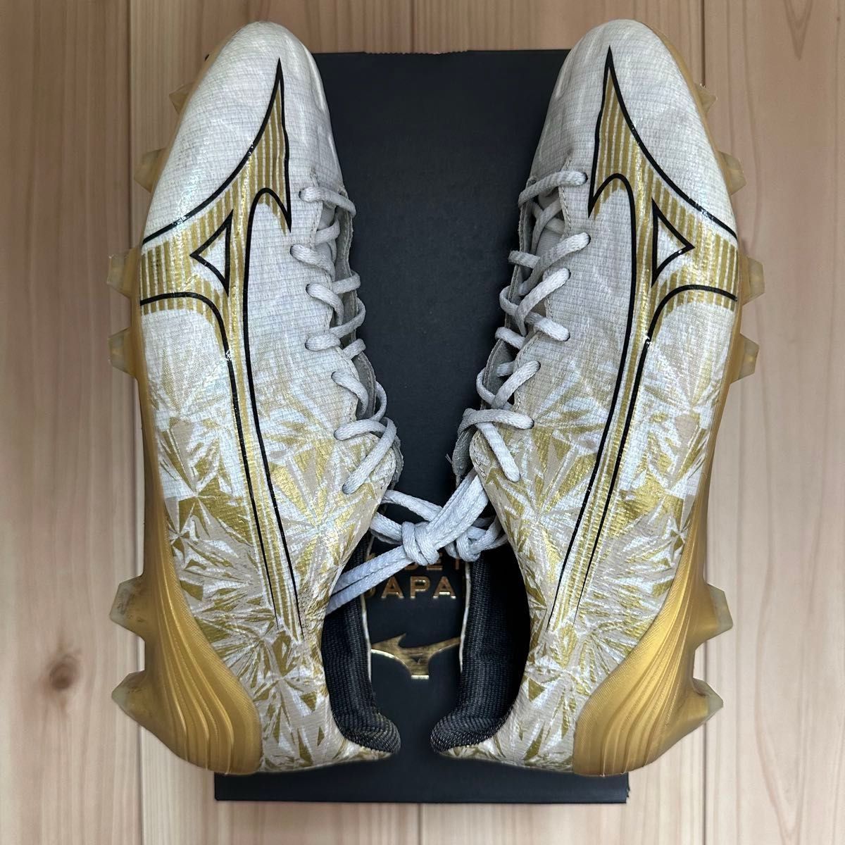 MIZUNO α JAPAN ミズノアルファジャパン ホワイト ゴールド MIZUNO α JAPAN ミズノアルファジャパン ホワイト ゴールド
