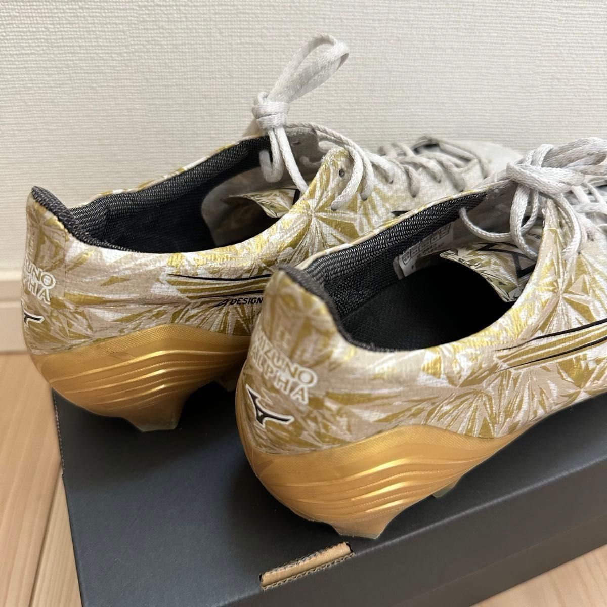 MIZUNO α JAPAN ミズノアルファジャパン ホワイト ゴールド MIZUNO α JAPAN ミズノアルファジャパン ホワイト ゴールド