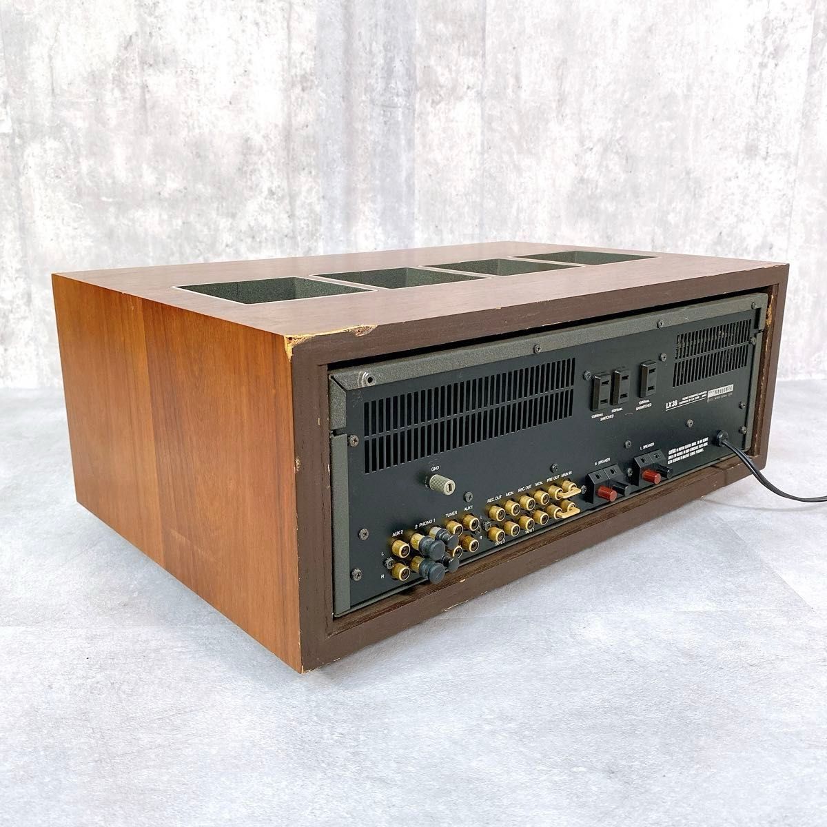 Z767 LUXMAN LX38 LX-38 管球式プリメインアンプ ウッド Z767 LUXMAN LX38 LX-38 管球式プリメインアンプ ウッド
