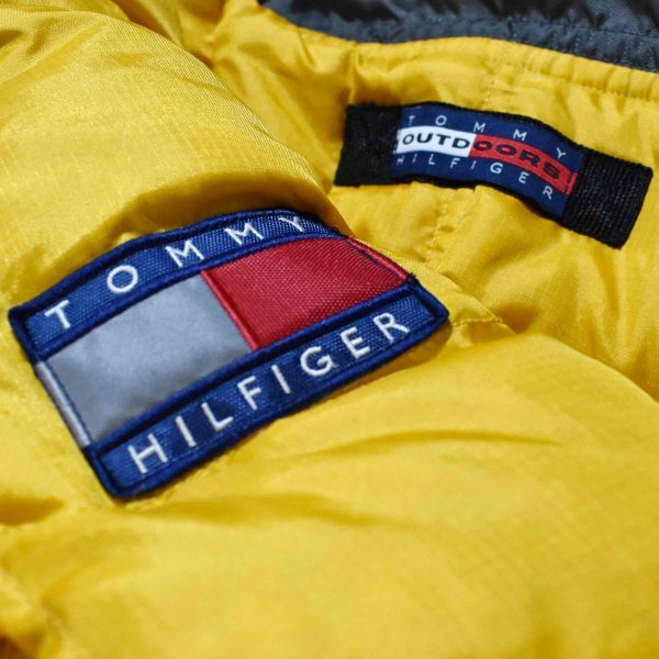 トミーヒルフィガーTOMMY HILFIGER OUTDOOR ダウンジャケット 黄色_画像5